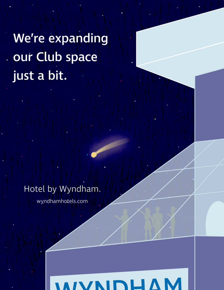 Hotel magazine ad design 2